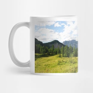 Scenery on Sella di Rioda Mug